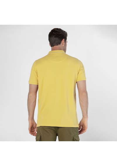 Routefield Paden Erkek Polo Tişört Sarı Sarı Sari Sarı