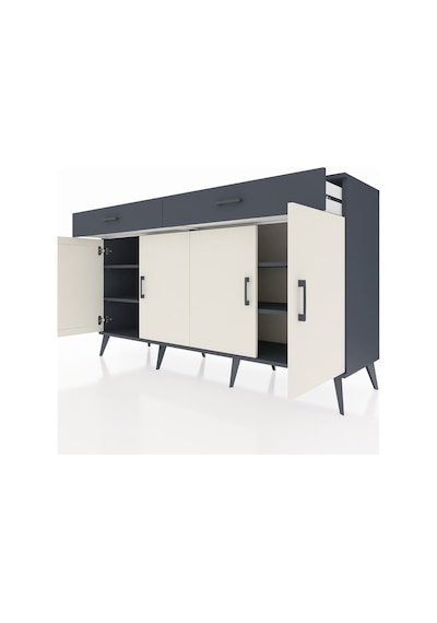 Hyperion Konsol 4 Raflı 2 Çekmeceli 4 Kapaklı 176x44x99 Antrasit-aytaşı/antrasit Antrasıt/aytası - Antrasıt Hyperion Konsol 4 Raflı 2 Çekmeceli 4 Kapaklı 176x44x99 Antrasit-aytaşı/antrasit Antrasıt/aytası - Antrasıt