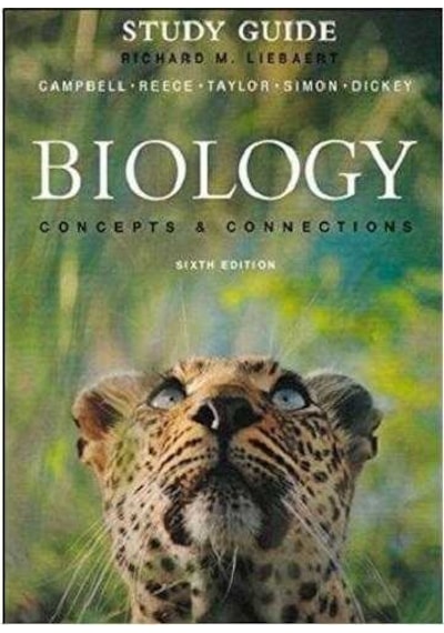 Study Guide For Biology: Concepts And Connections İngilizce