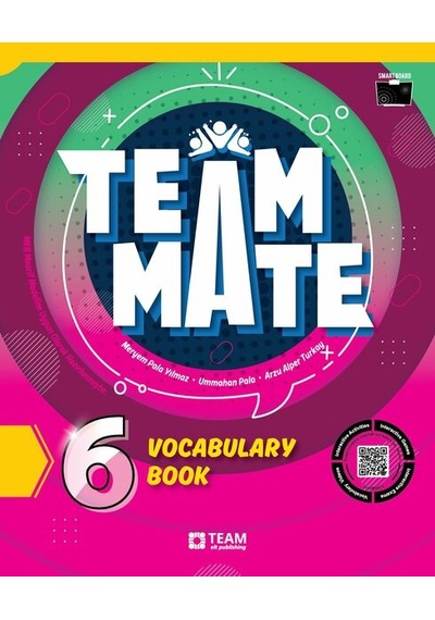 6.sınıf Team Mate Vocabulary Book + Test Book Set Metematik Yaprak Test Hediyeli