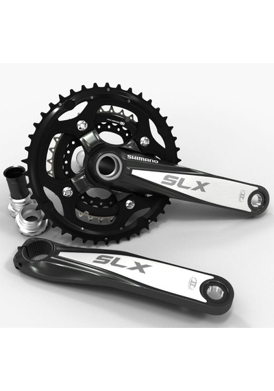 Shımano Slx Fc-m660 - 175mm 42x32x24t Shımano Slx 3'lü Aynakol Hollowtech Orta Göbek Dahil Siyah
