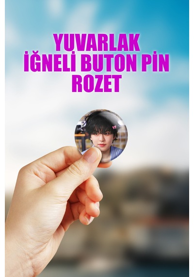 Seungmin Stray Kids Kpop Çanta Süsü Rozet İğneli Buton Rozet Seti 1 Adet Tekli