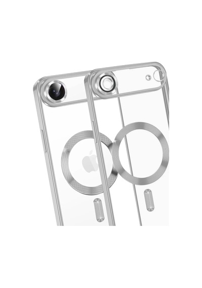 Apple Uyumlu iPhone 17 Air Uyumlu Kross Magneticsafe Kapak - Gümüş