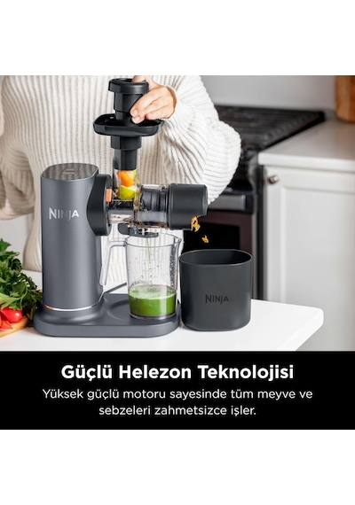 Ninja JC151EU Cold Press Juicer 150 W Katı Meyve Sıkacağı