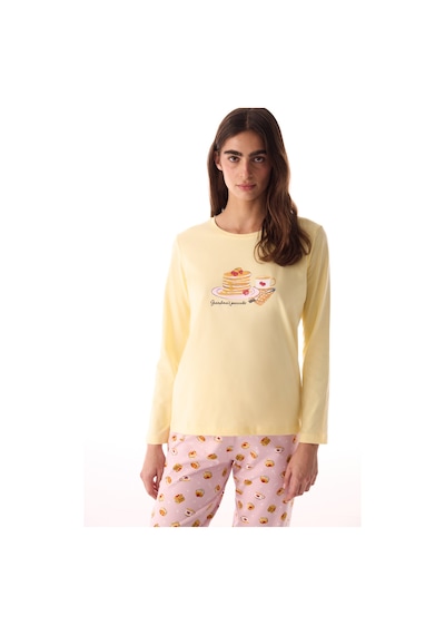 Penti Renkli Breakfast Pantolon Pijama Takımı