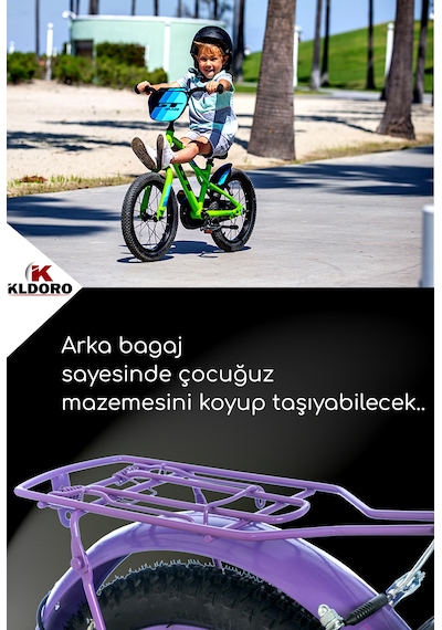 Kldoro KD-20301 20 J Bagajlı Kız Çocuk Bisikleti