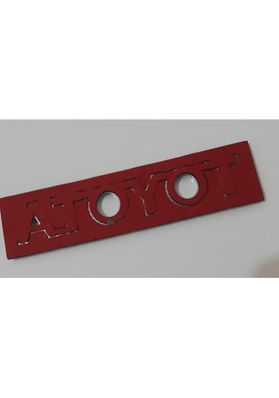 Toyota Arka Bagaj Yazısı Büyük Kromaj 11.5X2Cm (471127899)