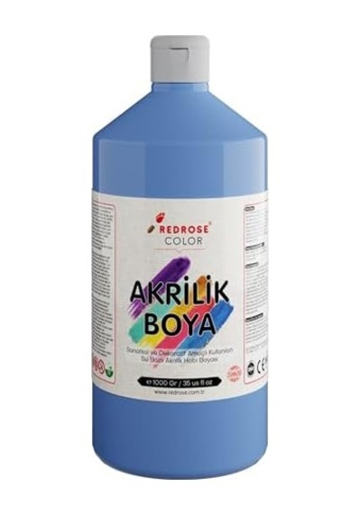 Açık Mavi Akrilik Boya 1000 Gr