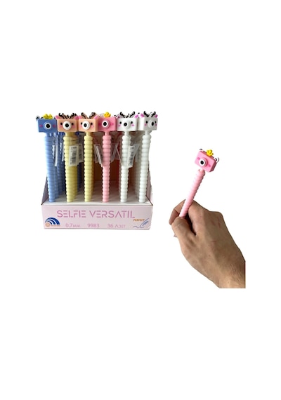 Kamera Figürlü Uçlu Kalem 0.7 Pembe