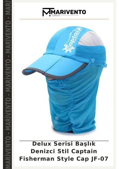 Marivento Delux Serisi Başlık Denizci Stil Captain Fisherman Style Cap Jf-07 Çok Renkli