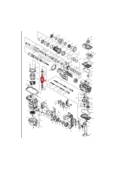 Makita HR4013C Endüvi Ürün Kodu 513888-4