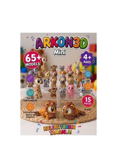 Aslan - 3d Baskı 10 Lu Paket