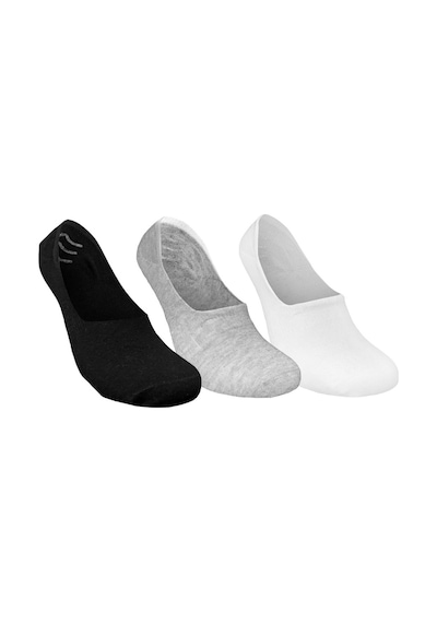Skadi Mons Invisible 3 Pack Unisex Çorap 1605030223-901 Beyaz