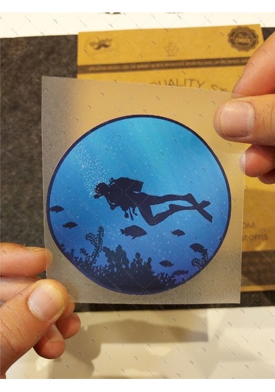 Hbg60 Scuba Dalisi Yapan Dalgic Sticker