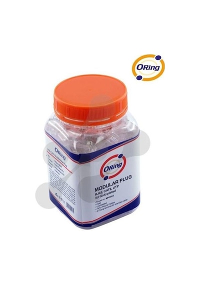 Orıng Cat6 U/utp Rj45 100'lü Kutu Ez Snap In Modular Plug 3u"