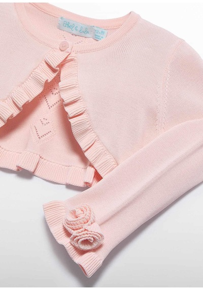 Abel & Lula Mayoral Abel Lula Kız Bebek Olive Bolero Pembe