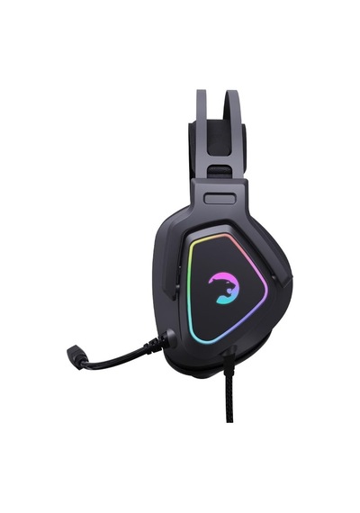 Kyruse Usb Oyun Kulaklığı - 7.1 Sanal Surround Ses, 53mm Sürücülere Sahip Kablolu Rgb Led Kulaklıklar, Konforlu Tasarım, 360 Mekansal Ses, Gürültü Önleyici Mikrofon, Pc, Ps4, Ps5, Siyah