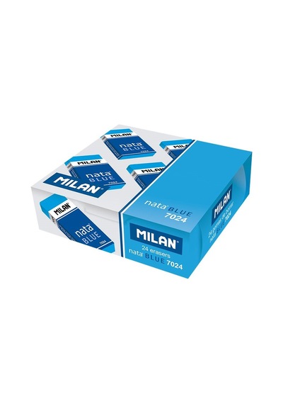 Mılan Cpm7024b Nata Plastik Mavi Silgi Sınav - 24adet