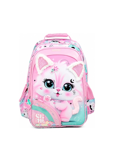 Chımola Cute Kıtty Sırt Çantası 16" Çok Renkli