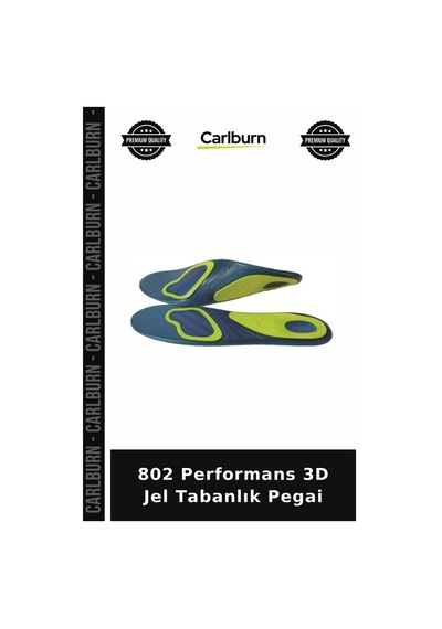 802 Performans 3d Jel Tabanlık Pegai Ayak Rahatlığı Yorgunluk Azaltıcı Spor Kullanımı