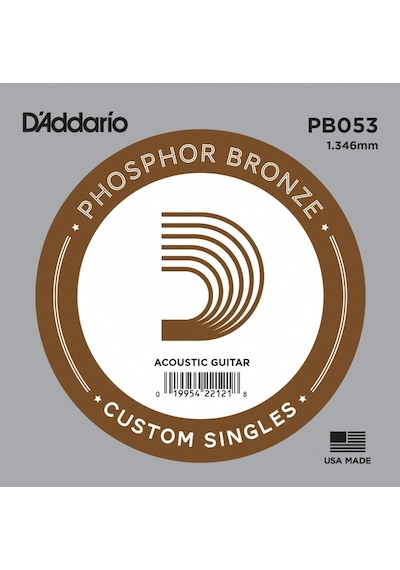 Daddario Pb053 Phosphor Bronze .053 Akustik Gitar Tek Tel