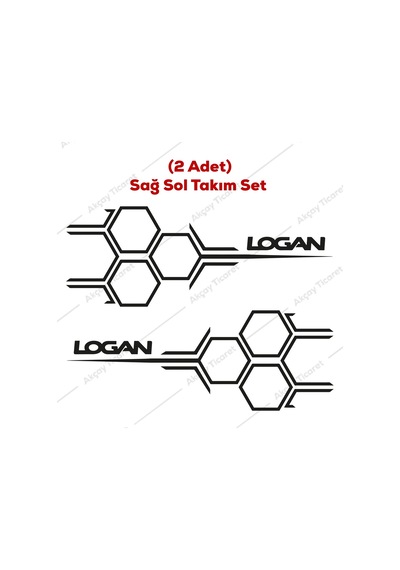 Logan Kapı Altı Sticker Dacia Logan Sticker Dacia Oto Sticker