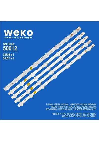 Seg 40sd6000 40'' İnç 5 Adet Tv Led Bar Tvnizi Açıp İçindeki Led Barla Birebir Aynısı Olduğunu Görmeden Almayınız. Sonrasında İade Almamaktayız.