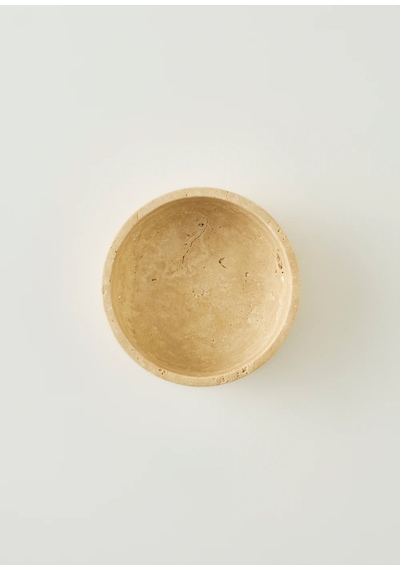 Bella Maison Ephesus Traverten Dekoratif Kase Naturel 20x7 Cm
