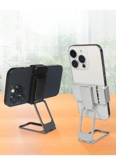 Durukar 360 Derece Dönen Tüm Telefon Tipleri İle Uyumlu Metal Telefon Standı Braket