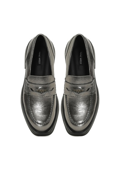 Nine West Lunıt 5fx Kursun Kadın Loafer 000000000102005275 Gri