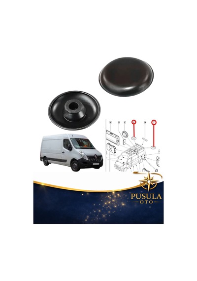 Renault Master 3 Ekspress Tavan Üst Tapası 7703074332 - Yedek Parça, 1 Adet