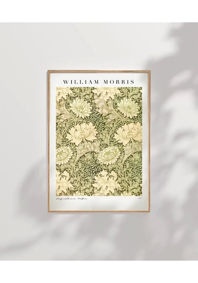 Çerçevesiz Poster William Morris Kasımpatı Deseni
