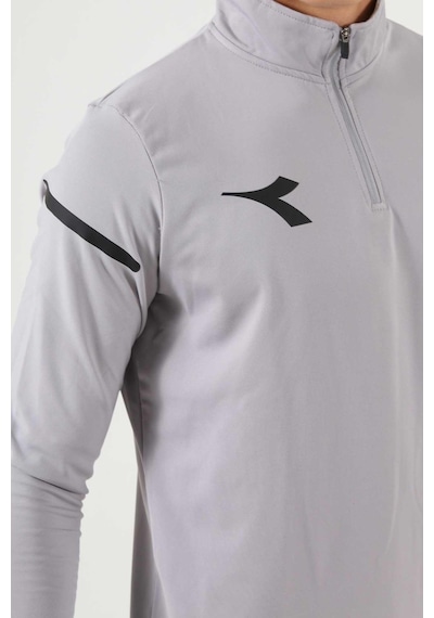 Diadora Alto Antrenman Eşofmanı Tek Üst Gri