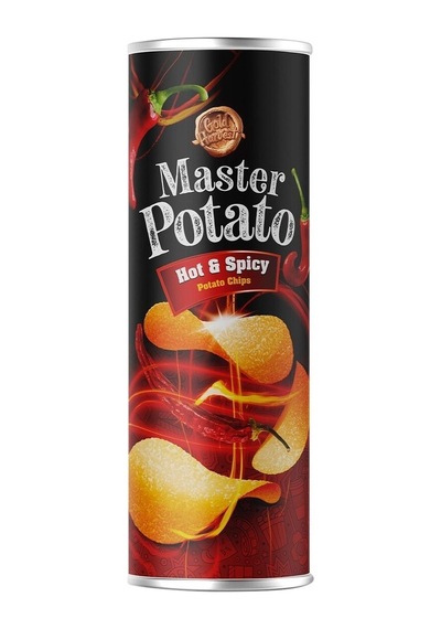 4 Adet Master Potato Acılı & Baharatlı Cips 160g