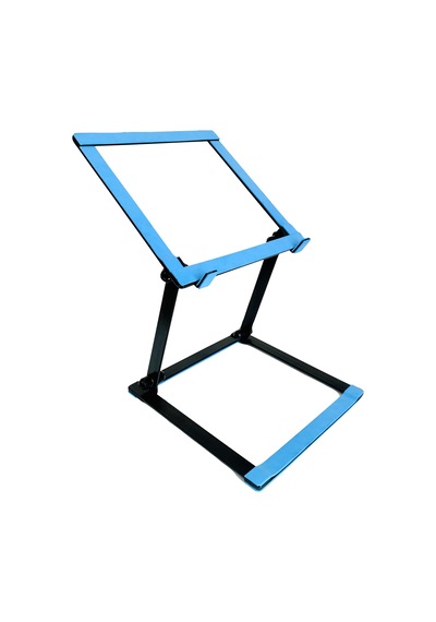 Metal Profesyonel Laptop Standı Mavi