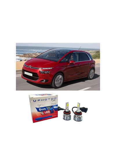 Citroen C4 Picasso Led Xenon Uzun Far Ampulü H1 Duo Yeni Seri Beyaz 2006 - 2019