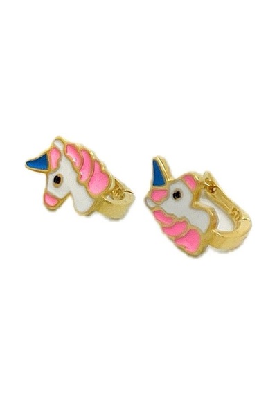 Gümüş Renkli Unicorn Çocuk Küpesi Diğer