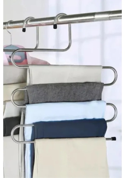 Krom Pantolon Askısı Metal Gümüş Diğer