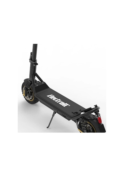 Electroll Torque 2400w Tork Gücü Çift Motor Elektrikli Scooter 13ah Sökülebilir Batarya Süspansiyonlu Siyah