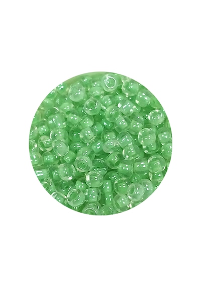Dökme Cam Kum Boncuk 8/0 3 Mm - 60 Gram - Şeffaf Açık Yeşil - Bnc191