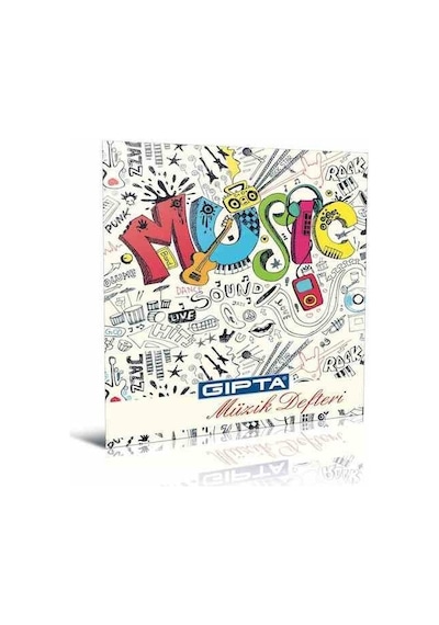 Gıpta Müzik Defteri 17x24 Karton 40yp. 2910 Çok Renkli