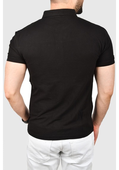 Deepsea Erkek Siyah Slim Fit Nefes Alan Pamuklu Kumaş Dar Kesim Kıvrılmaz Yaka Polo Yaka Tişört 2503019 Siyah Deepsea Erkek Siyah Slim Fit Nefes Alan Pamuklu Kumaş Dar Kesim Kıvrılmaz Yaka Polo Yaka Tişört 2503019 Siyah