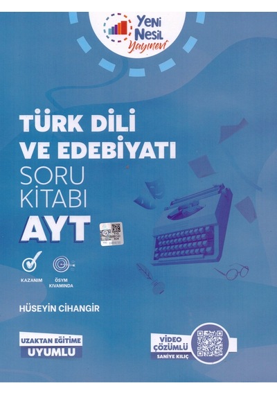 Yeni Nesil Ayt Türk Dili ve Edebiyat Soru Kitabı