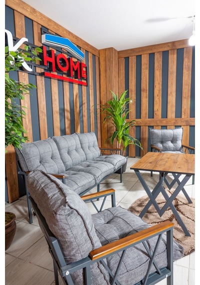 Ard & Garden Miray 311 Masalı Gri Fermuarlı Bahçe Balkon Takımı, Salon, Teras- Berjer Düğmeli Metal Çay Seti Gri Ard & Garden Miray 311 Masalı Gri Fermuarlı Bahçe Balkon Takımı, Salon, Teras- Berjer Düğmeli Metal Çay Seti Gri
