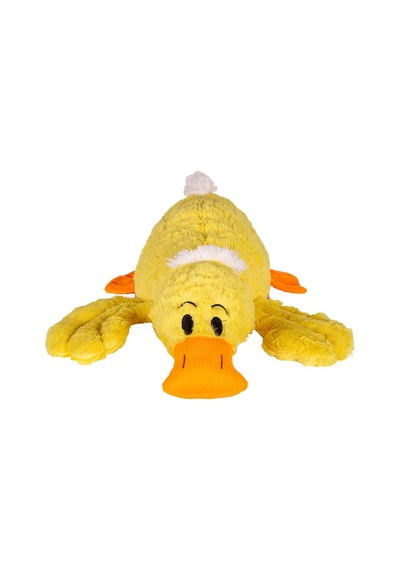 Peluş Yatan Ördek 50 Cm Sarı