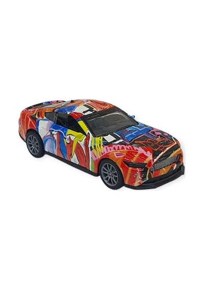 Çek Bırak Grafity Araba Metal -k174c1 - Kırmızı Siyah