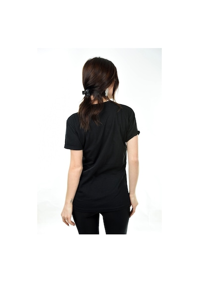 V Yaka Basic Kadın Tişört T-Shirt