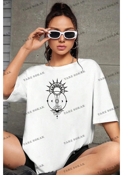 Tarzsokak Unisex Beyaz Tasarım Beyaz