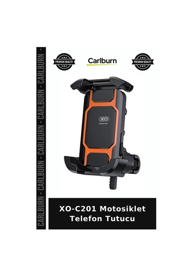 Xo-c201 Motosiklet Telefon Tutucu Stand Aparatı Mobil Aksesuar Yolculuk Eşyası Diğer