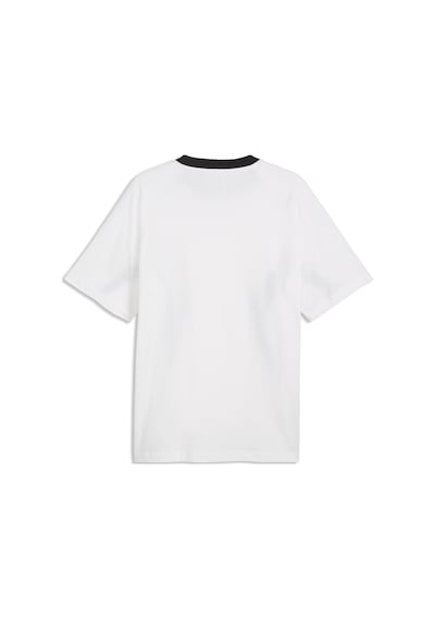 Puma Kısa Kol T-shirt Erkek Beyaz Sport Relaxed Blocki